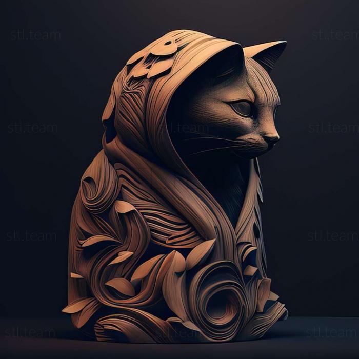 3D модель Кашемировый кот (STL)